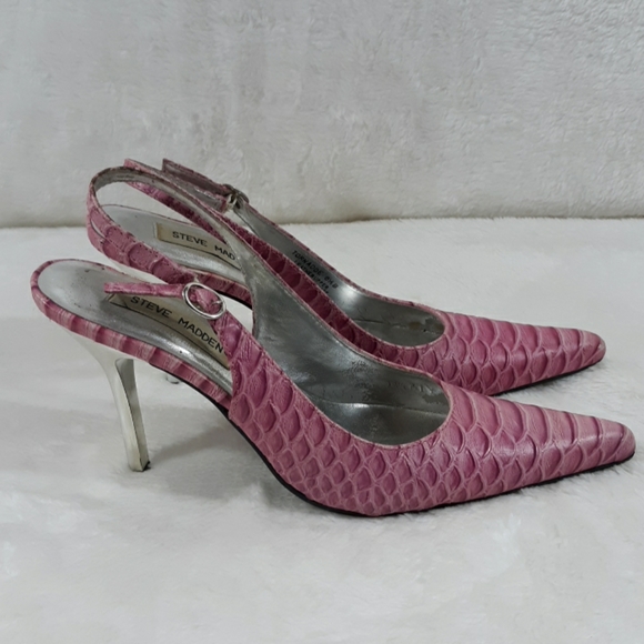 ⬇️$18 Steve Madden pink Tornadoe womens 6.5 B - Picture 4 of 8